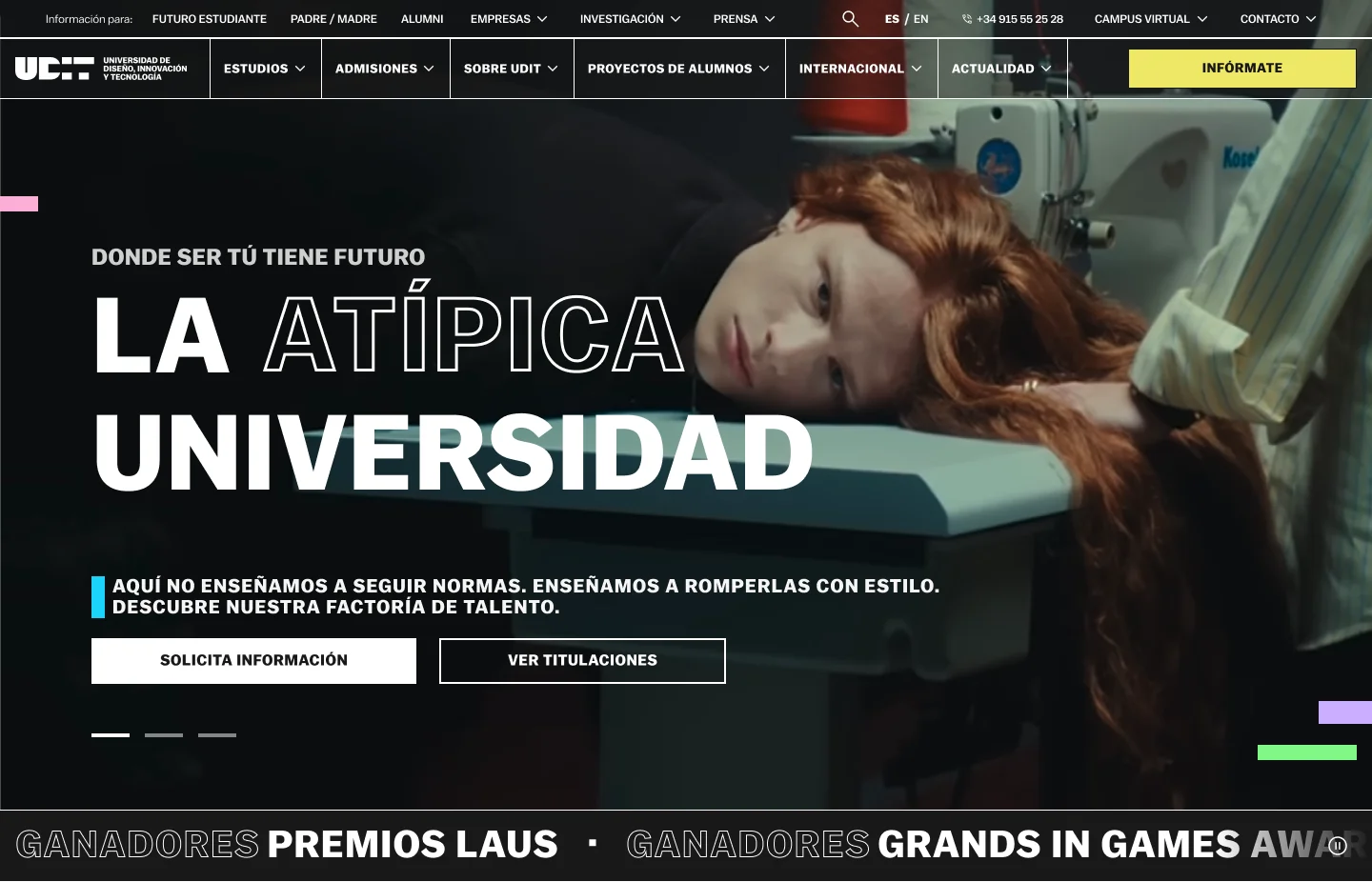 UDIT Screenshot Home