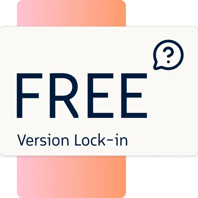 Version Lock-in illustration