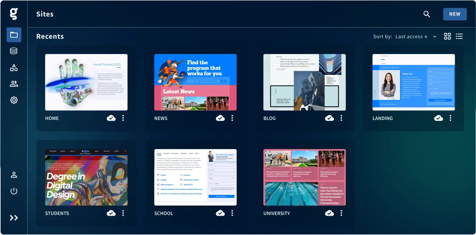 Griddo Web Hub - University's Web Ecosystem Governance
