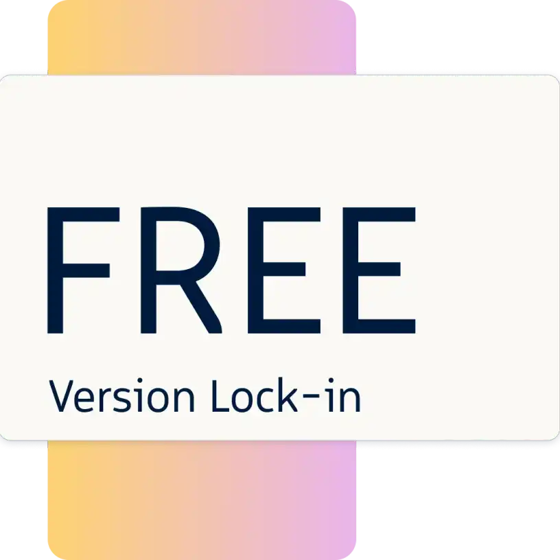 Version Lock-in illustration